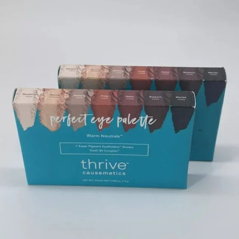 2 Thrive Causemetics Perfect Eye Palette Warm Neutrals